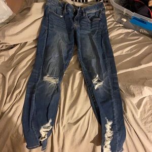 American Eagle jegging crop